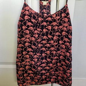 EUC J. Crew Flamingo Tank Top – SZ 0